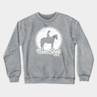 Peace and Quiet - Horse - Barn Shirt USA Crewneck Sweatshirt